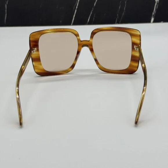 NEW GG1314S 003 GUCCI HAVANA SQUARE WOMEN GUCCI SUNGLASSES display picture 1